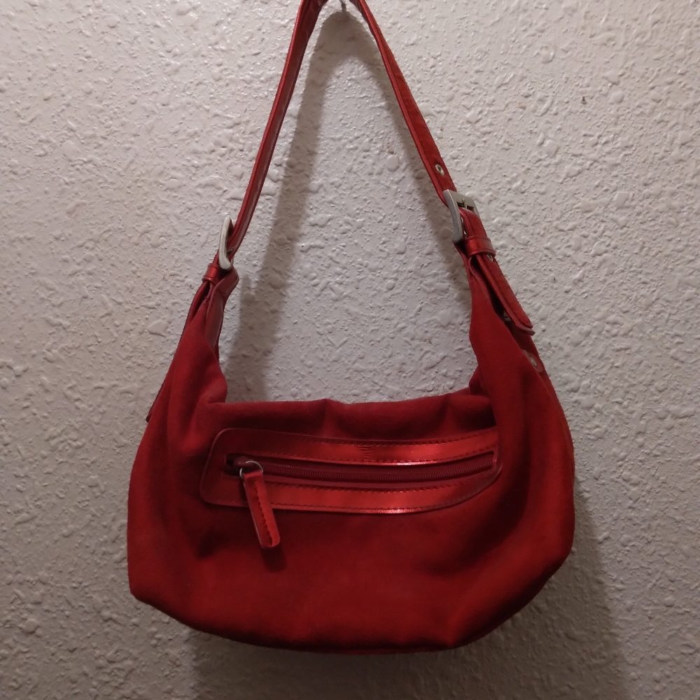 Red handbag